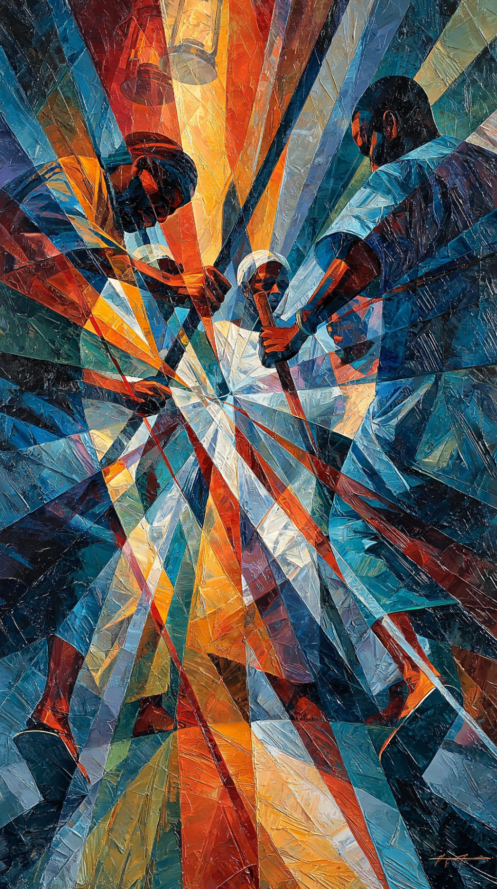 Tree Rayonism Art Style Gallery — Diaspora Art Pulse Lab